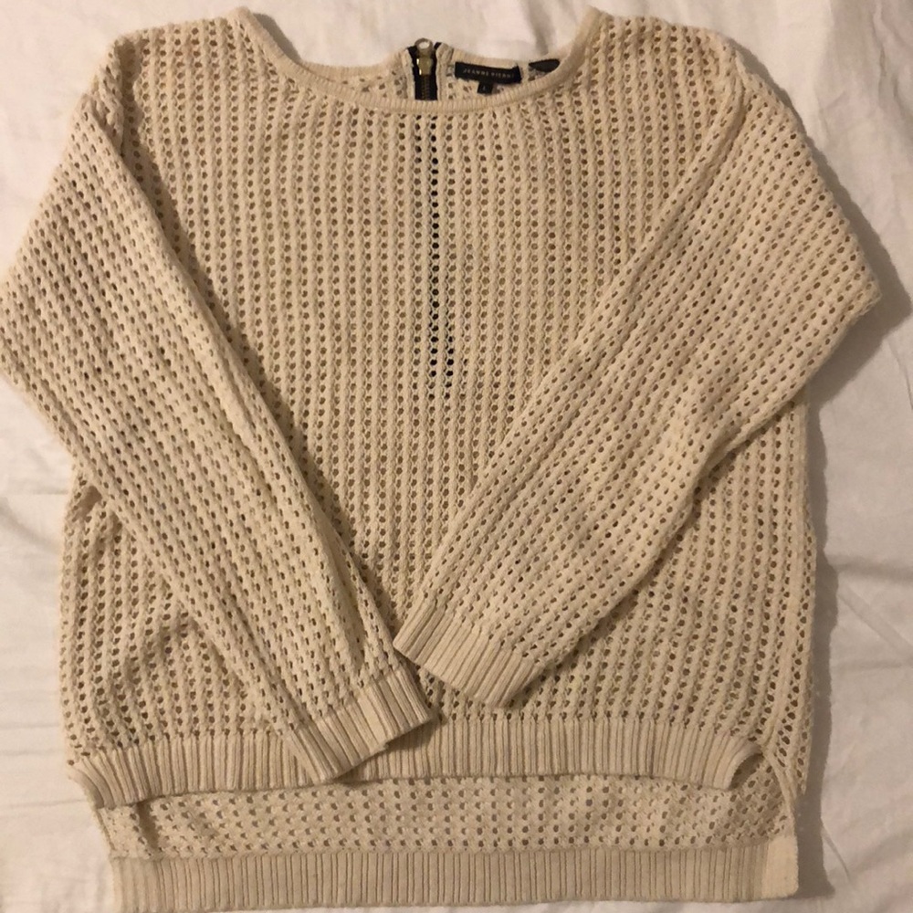 Lightweight cream sweater